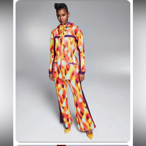 INC International Concepts Misa Hylton Scuba  Printed colored Pants NWT - Picture 5 of 14